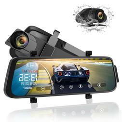 Rove M3 9.66'' 1080P Car DVR Streaming Mirror Dash Cam Dual 